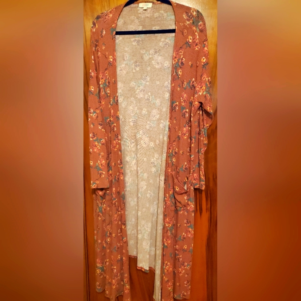 LulaRoe long length cardigan Size: Large